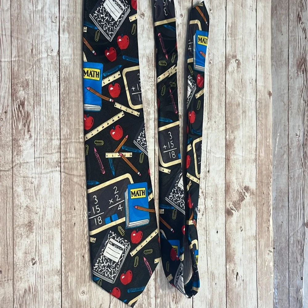 Educational Themed Black Tie